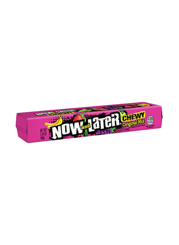 Now & Later Chewy Original Mix Chewing Gum, 69g